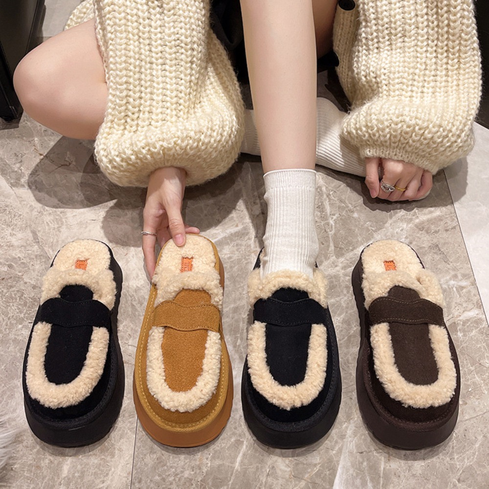Sewing Cotton - Kadın Terlik Tasarımcısı Buzlu Deri Kışlık