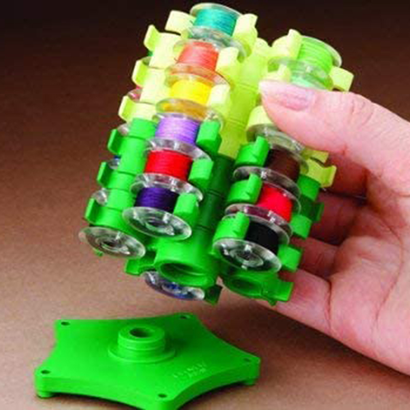 Sewing Machine Yarn - Depolama klip standı dikiş Bobbins kulesi
