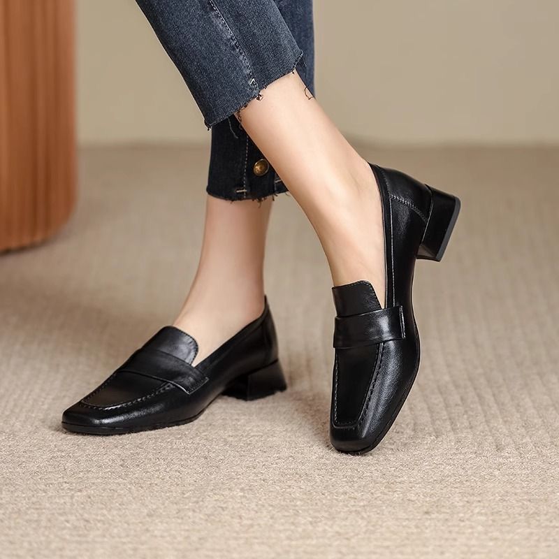 Sewing Latex - Kadınlar İçin Yumuşak Deri Loafer'lar 2025