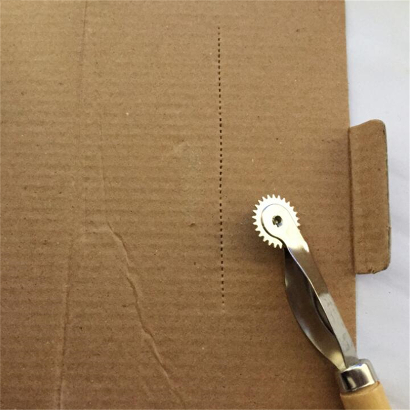 Fabric Marking Pen - Ahşap Saplı Dikiş Aracı Pratik Tırtıklı