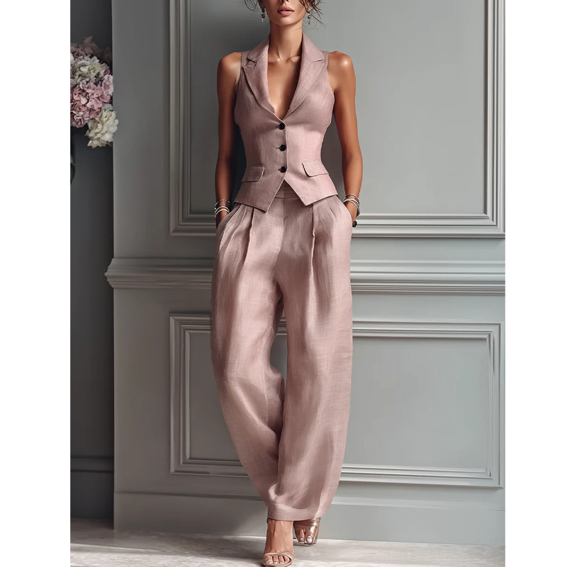 Sewing Vest - 2026 Yaz Kadın İki Parçalı Takım