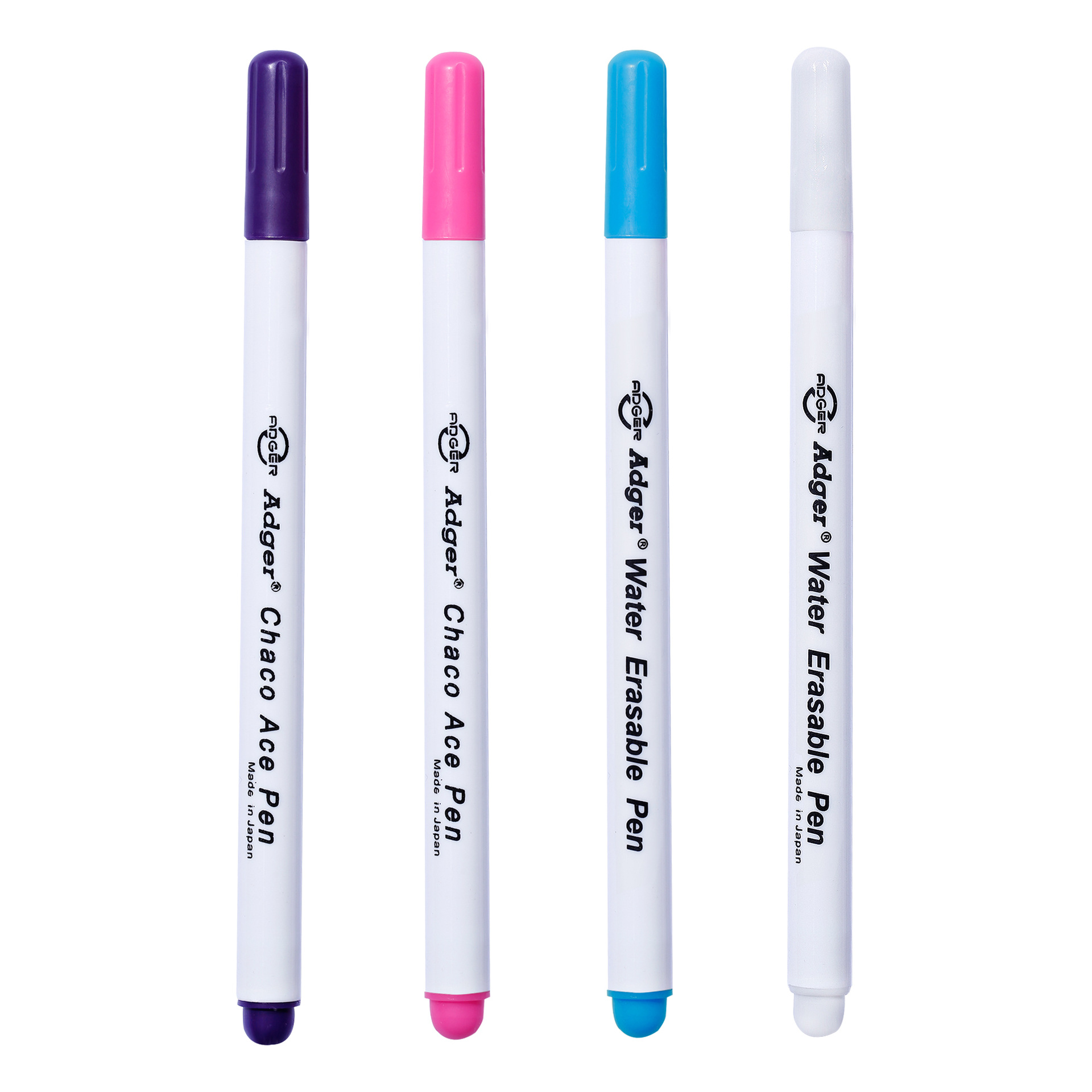 Fabric Marking Pen - 4 adet suda çözünür kalemler çapraz