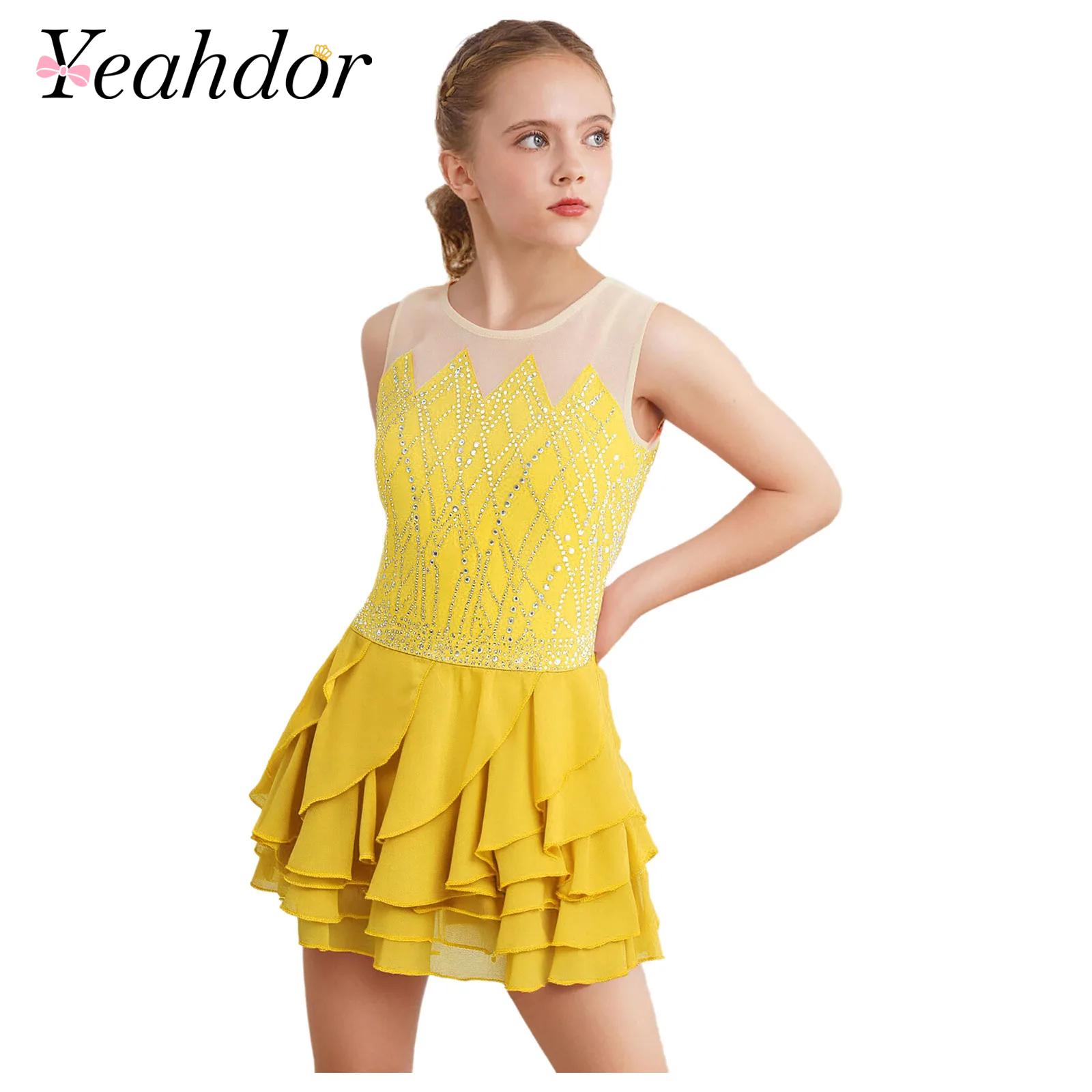 Sewing Vest - Kızlar Örgü Artistik Patinaj Elbise Dans