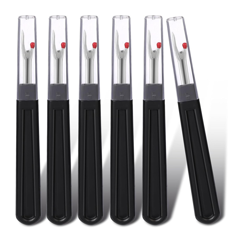 Seam Ripper Tool - 6 adet dikiş sökücü seti siyah