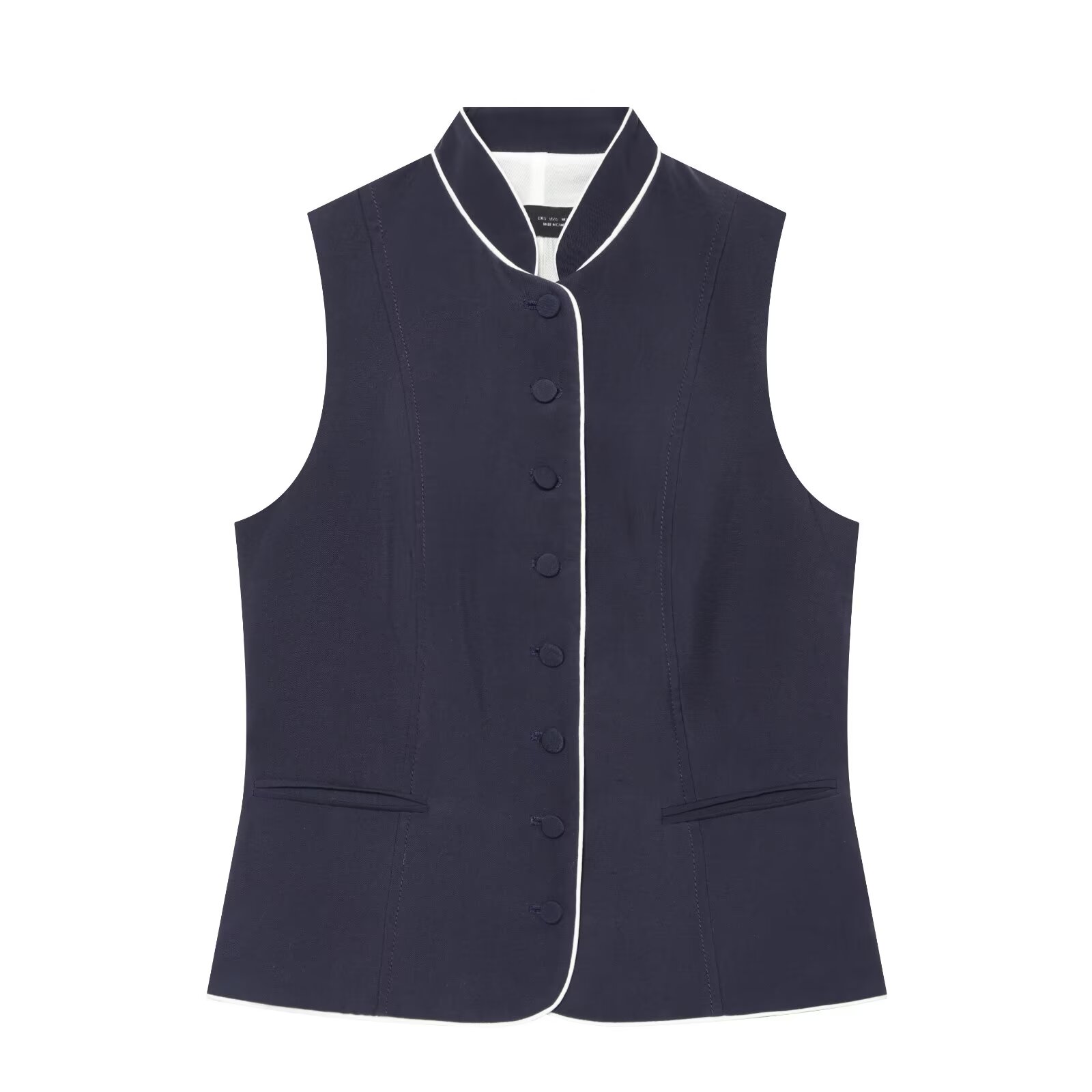 BSAY Kadın Kontrast Standı Yak - Sewing Vest incelemesi ve fiyatı