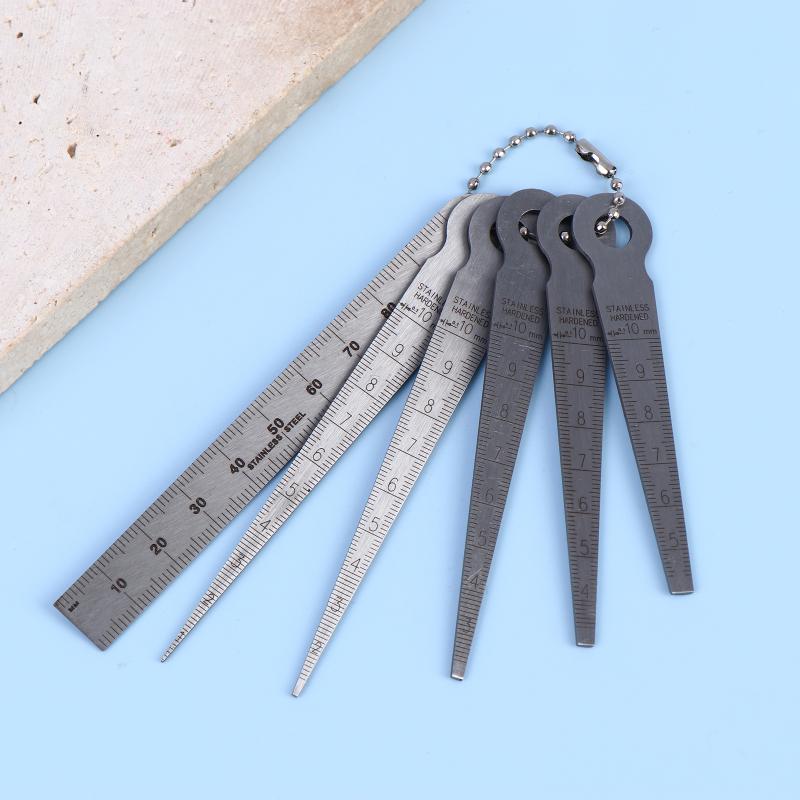 6 adet Feeler ölçüm aracı koni - Seam Gauge Metal incelemesi ve fiyatı