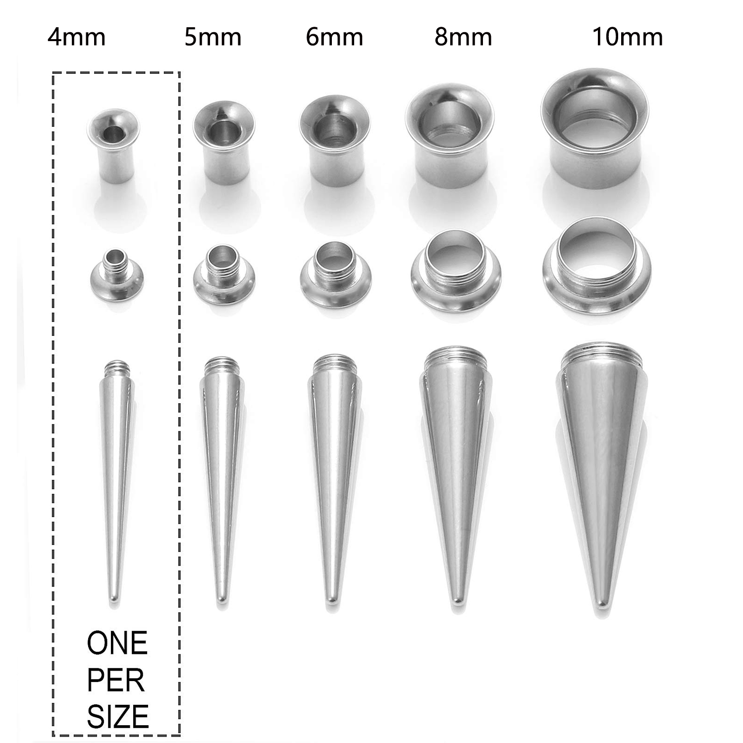 Unisex 2 1 paslanmaz çelik vid - Seam Gauge Metal incelemesi ve fiyatı