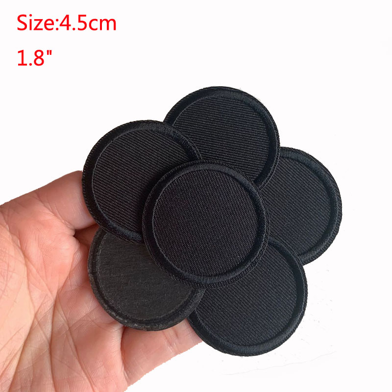 5 adet siyah yuvarlak yamalar  - Velcro Sew On incelemesi ve fiyatı