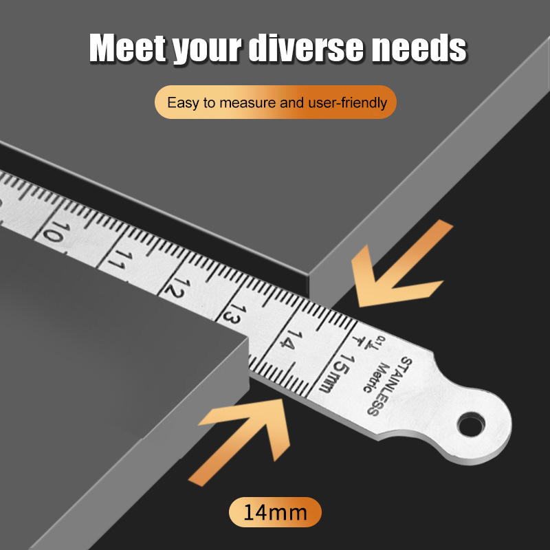 1-15mm Paslanmaz Çelik Konik Ö - Seam Gauge Metal incelemesi ve fiyatı