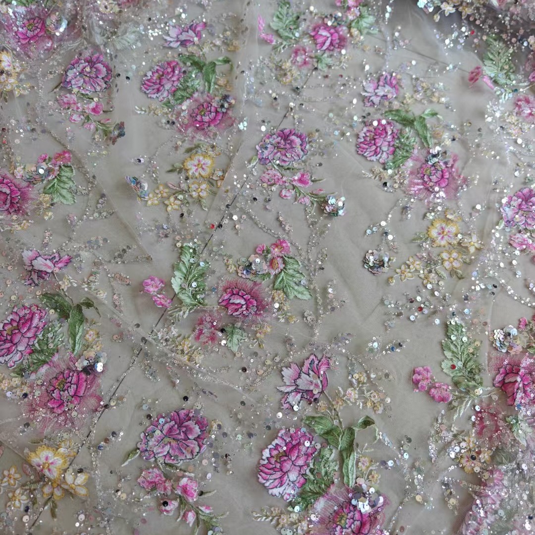 1M 120Cm Genişliğinde Lüks Bon - Sewing Embroidery Fabric incelemesi ve fiyatı