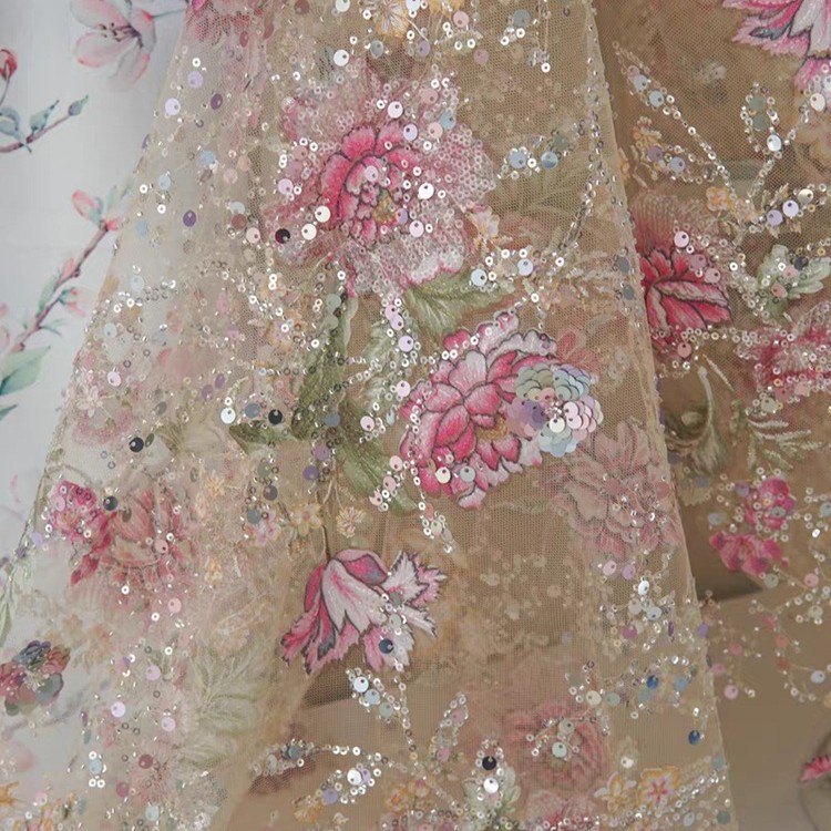 1M 120Cm Genişliğinde Lüks Bon - Sewing Embroidery Fabric incelemesi ve fiyatı
