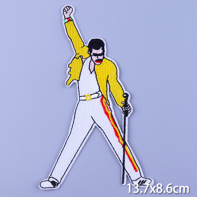 Freddie Mercury Rozeti Rock Gr - Velcro Sew On incelemesi ve fiyatı
