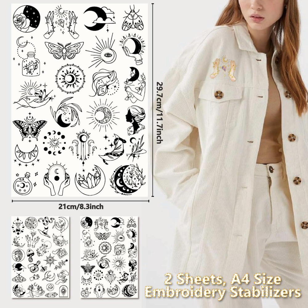 51 adet Boho Ay Güneş Suda Çöz - Sewing Embroidery Fabric incelemesi ve fiyatı