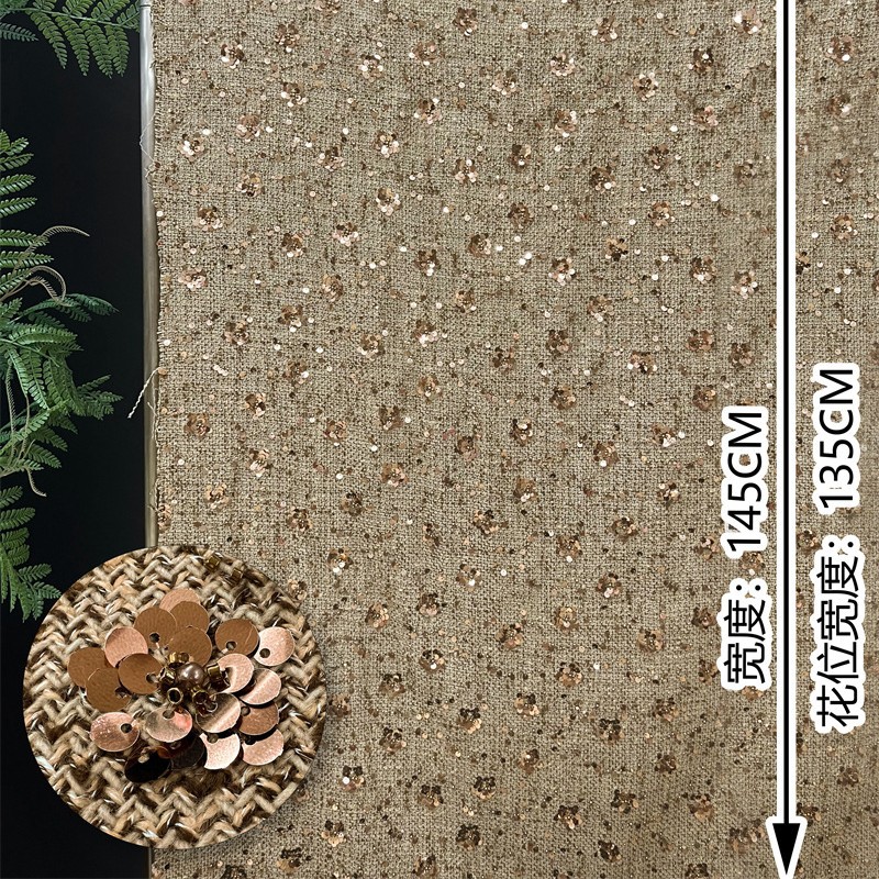 1 yard Ağır sanayi pullu nakış - Sewing Embroidery Fabric incelemesi ve fiyatı