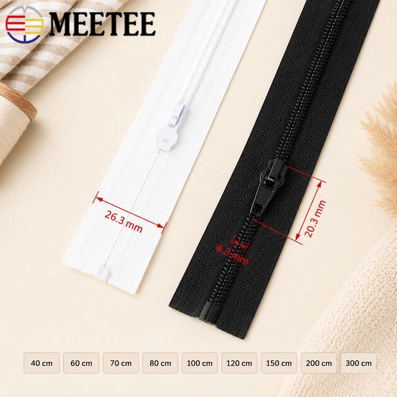 5/10 Adet 40-300cm 3 #   Naylo - Sewing Front Zipper incelemesi ve fiyatı